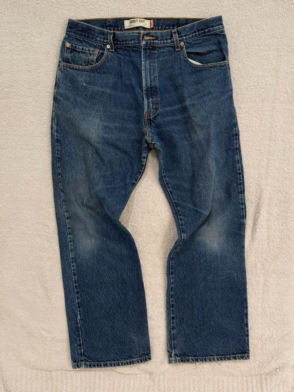Levis 517 Bootcut Jeans Mens 38x30 Blue Denim Y2k